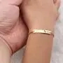 WUSUANED Baby&Mommy Bracelet Baby Baptism Bracelet Mom Daughter Bar Bracelet Set Gift for New Mom&Baby