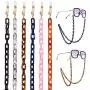 1-6 Pcs Mask and Glasses Chain Lanyards for Women Unique Anti-Lost Acetate Acrylic Face Mask Chain Holder with Clips Around Neck for Men Adults Girls Kids 1-6 Pcs Mask and Glasses Chain Lanyards for Women Unique Anti-Lost Acetate Acrylic Face Mask Chain Holder with Clips Around Neck for Men Adults Girls Kids