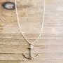 VACRONA Gold Anchor Necklace 14K Gold Plated Over Brass Long Chain Pendant Dainty Jewelry Women Gift for Her VACRONA Gold Anchor Necklace 14K Gold Plated Over Brass Long Chain Pendant Dainty Jewelry Women Gift for Her