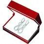 Dazzlingrock Collection 0.10 Carat (ctw) Round White Diamond Ladies Infinity Dangling Drop Earrings 1/10 CT, Sterling Silver Dazzlingrock Collection 0.10 Carat (ctw) Round White Diamond Ladies Infinity Dangling Drop Earrings 1/10 CT, Sterling Silver
