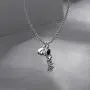 Stainless Steel Magnetic Couple Pendant Necklaces | 2PCS Astronauts Spaceman Star | Lover Gifts Anniversary Jewelry for Men Women Boys Girls