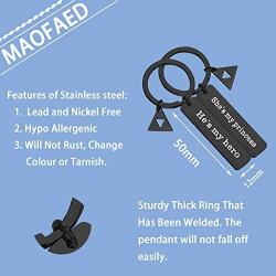 MAOFAED Couple Keychain Couple Gift Gift for Boyfriend Girlfriend Sey Legend of Zelda Inspired He’s My Hero She’s My Princess Vanlentine’s Day Gift Triforce Charm
