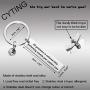 CYTING Volleyball Keychain All Greatness is Achieved While Performing Outside Your Comfort Zone Inspirational Volleyball Jewelry Gift for Volleyball Players/Team/Coach