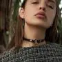Zoestar Black Leather Choker Necklaces Circle Adjustable Collar Necklace Jewelry for Women (Black) Zoestar Black Leather Choker Necklaces Circle Adjustable Collar Necklace Jewelry for Women (Black)