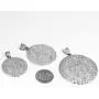 925 Sterling Silver Aztec Charm Mayan Calendar Pendant 925 Sterling Silver Aztec Charm Mayan Calendar Pendant