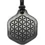 Wallystone Gems Shungite Pendants Sacred Geometry Engraving