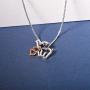 Eluckday Elephant Necklace Personalized Charm Animal Pendant Gift for Women