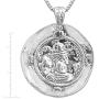 Silpada Proof It Reversible Coin Disc Pendant Necklace in Sterling Silver, 18'' + 2''