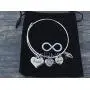 Infinity Collection Aunt Bangle Bracelet- Aunt Jewelry- Bracelets for Aunts for Special Aunt Infinity Collection Aunt Bangle Bracelet- Aunt Jewelry- Bracelets for Aunts for Special Aunt