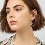 RBG Dissent Collar Earrings for Women Dangle Drop Charms Jewelry Gifts for Fans of Ruth Bader Ginsburg