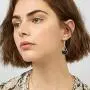 RBG Dissent Collar Earrings for Women Dangle Drop Charms Jewelry Gifts for Fans of Ruth Bader Ginsburg