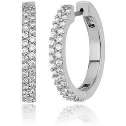 kate spade new york''Pave Huggies'' Save The Date Pave Huggies Drop Earrings
