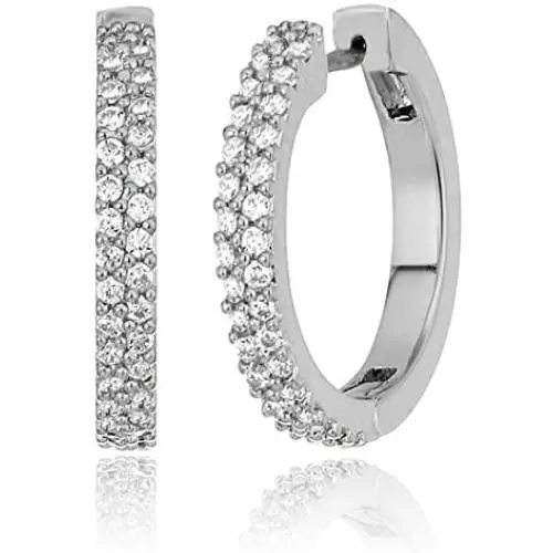 kate spade new york''Pave Huggies'' Save The Date Pave Huggies Drop Earrings