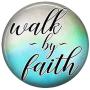 Walk by Faith Painted Enamel Interchangeable Snap Jewelry Standard 18-20mm Snap My Prime Gifts