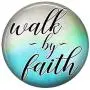 Walk by Faith Painted Enamel Interchangeable Snap Jewelry Standard 18-20mm Snap My Prime Gifts Walk by Faith Painted Enamel Interchangeable Snap Jewelry Standard 18-20mm Snap My Prime Gifts