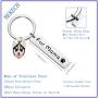 BEKECH Dog Mom Gift Fur Mama Keychain Paw Print Dog Lover Jewelry Dog Person Gift Mom of Dogs Gift