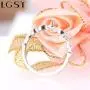 LGSY 925 Sterling Silver Antique Rings for Pearl Jewelry Making, Design Pearl Ring Fittings/Settings/Mountings for Women LGSY 925 Sterling Silver Antique Rings for Pearl Jewelry Making, Design Pearl Ring Fittings/Settings/Mountings for Women