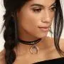 fxmimior Women Black Moon Crescent Pendant Choker Sexy Rock Handmade Bohe Necklace Women Accessories fxmimior Women Black Moon Crescent Pendant Choker Sexy Rock Handmade Bohe Necklace Women Accessories
