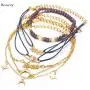 Boaccy Boho Multiple Crystal Cuff Bracelets Moon Star Wrap Bracelet Love and Beaded Bangle Brown Jewelry for Women and Girls Boaccy Boho Multiple Crystal Cuff Bracelets Moon Star Wrap Bracelet Love and Beaded Bangle Brown Jewelry for Women and Girls
