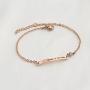 KUIYAI Mother of Bride and Mother of Groom Bar Bracelet Wedding Bracelet