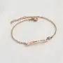 KUIYAI Mother of Bride and Mother of Groom Bar Bracelet Wedding Bracelet