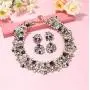 JOERICA Bib Statement Necklace for Women Chunky Choker Necklace and Earrings Set Rhinestone Vintage Fashion Necklace Costume Jewelry JOERICA Bib Statement Necklace for Women Chunky Choker Necklace and Earrings Set Rhinestone Vintage Fashion Necklace Costume Jewelry