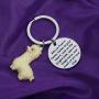 AKTAP Llama Keychain Coworker Keychain Alpaca Gift Llama Lover Gift Llama Chilling Lovers Jewelry Funny Animal Gift For Best Friend
