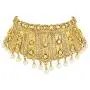 Aheli Indian Wedding Designer Faux Kundan Encrusted Choker Necklace with Maang Tikka Set Party Ethnic Fashion Jewelry for Women Aheli Indian Wedding Designer Faux Kundan Encrusted Choker Necklace with Maang Tikka Set Party Ethnic Fashion Jewelry for Women