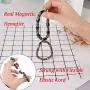 Jstyle 4Pcs Hematite Bead Bracelet for Men Women 8mm Stone Beads Bracelet Elastic Natural Stone Bracelet Bangle