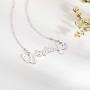 Getname Necklace Personalized Name Necklace Nurse Stethoscope Necklace with Birthstone Gifts for Nurses Medical Students Doctor Sterling Silver 925