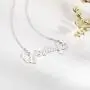 Getname Necklace Personalized Name Necklace Nurse Stethoscope Necklace with Birthstone Gifts for Nurses Medical Students Doctor Sterling Silver 925