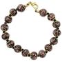 GlassOfVenice Murano Glass Sommerso Bracelet - Black