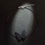 Black Butterfly Chokers Necklace for Women Girls, Gothic Lace Black Choker Jewelry