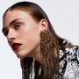 Crystal Beads Earrings Women Ethnic Jewelry Handmade Elegant Big Long Beads Earrings