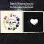 Zenergy Gems Selenite Charged Natural Gemstone Chip Necklaces + Selenite Puffy Heart Charger [Included]
