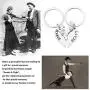 MAOFAED Couple Keychain Set Friendship Gift Bonnie Clyde Gift Partner in Crime Gift Gangster Gift MAOFAED Couple Keychain Set Friendship Gift Bonnie Clyde Gift Partner in Crime Gift Gangster Gift