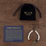 Believe London Gemstone Healing Chakra Bracelet Anxiety Crystal Natural Stone Men Women Stress Relief Reiki Yoga Diffuser Semi Precious