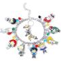 My Hero Academia Bracelet and Keychain - Fashion Novelty Charm Bracelet Anime Manga Series Keychain