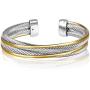 UNY Vintage fashion Twisted Cable wire bracelet new Antique design Elegant Unique Retro Cuff Bracelet