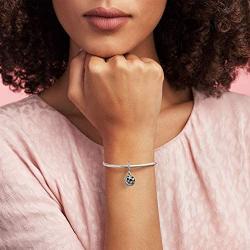 Pandora Jewelry Moon and Night Sky Cubic Zirconia Dangle Charm in Sterling Silver