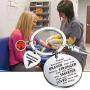 SEIRAA Phlebotomy Technician Jewelry Always Remember You’re Braver Than You Believed Key Chain Gift for Phlebotomist Nurse Phlebotomy Technician