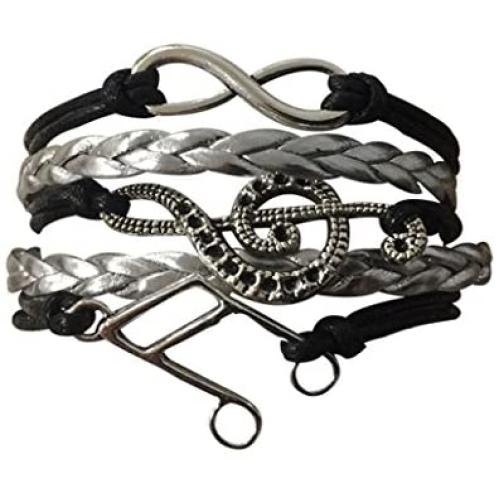 Music Bracelet - Music Jewelry - Music Gift - Treble Clef Jewelry - Music Note- Music Lover Jewelry Gift