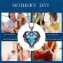 Mothers Day Gifts Heart of Ocean Crystal Angel Wing Love Heart Necklace for Women Jewelry Gifts for Her on Holiday Birthday Gifts for Women Mothers Day Gifts Heart of Ocean Crystal Angel Wing Love Heart Necklace for Women Jewelry Gifts for Her on Holiday Birthday Gifts for Women