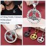 FaithHeart Norse Viking Runes Jewelry Thors Hammer/Nordic Compass/Odin/Raven Pendant Necklace for Men Women with Delicate Packaging