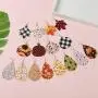Fall Leather Earrings Buffalo Plaid Earrings for Women Pumpkin Sunflower Maple Leaves Acorn Autumn Jewelry Thanksgiving Accessory for Women Girls 16 PCS Fall Leather Earrings Buffalo Plaid Earrings for Women Pumpkin Sunflower Maple Leaves Acorn Autumn Jewelry Thanksgiving Accessory for Women Girls 16 PCS