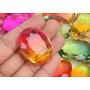 gemhub Brazilian Approx. 500 Ct./ 6 Pcs Oval Cut Multi Color Ametrine Loose Gemstone Lot