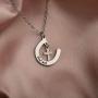 BAUNA Horse Gift Jewelry Good Luck Horseshoe Pendant Necklace with Cross Charm for Cowgirl Cowboy