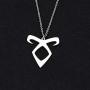 CENWA Angelic Power Rune Necklace Enkeli Pendant Angelic Power Rune Symbol Jewelry