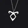 CENWA Angelic Power Rune Necklace Enkeli Pendant Angelic Power Rune Symbol Jewelry
