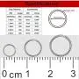 DEETO 16G 4Pcs 316L Stainless Steel Zircon Septum Nose Ring hoops Cartilage Earrings, Tragus Helix Earrings, Nose Rings, Piercing Jewelry DEETO 16G 4Pcs 316L Stainless Steel Zircon Septum Nose Ring hoops Cartilage Earrings, Tragus Helix Earrings, Nose Rings, Piercing Jewelry